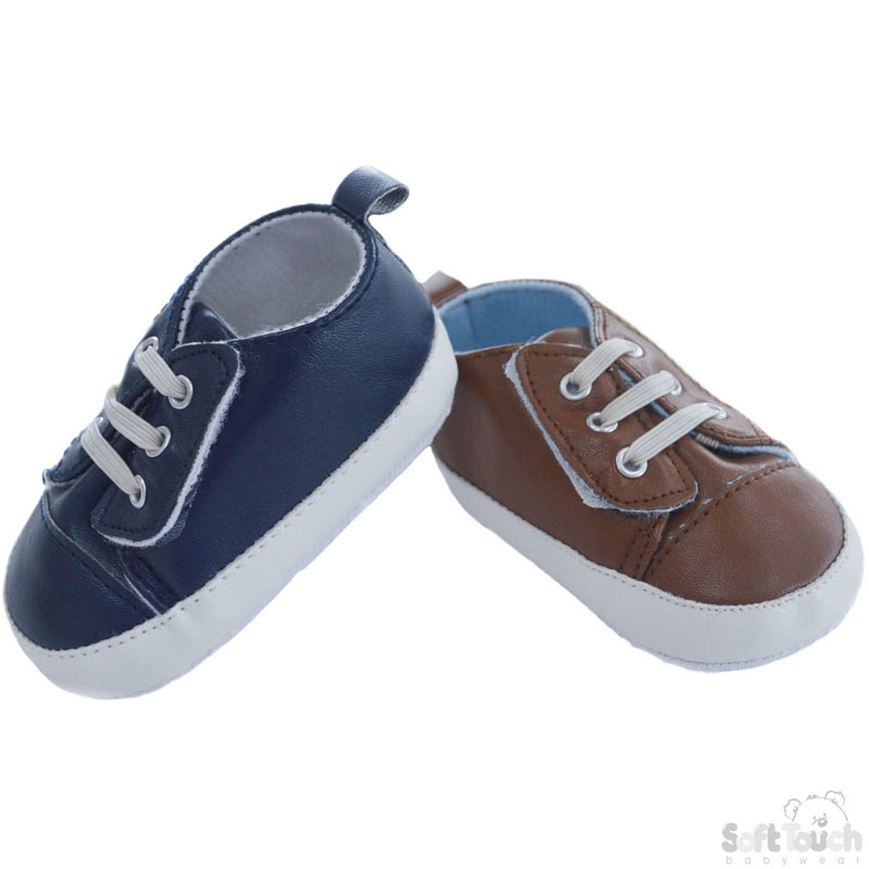 Boys PU Shoes W/velcro Lace B1121 (6prs)