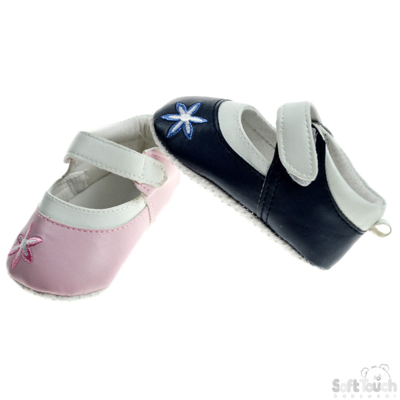 Girls PU Shoes W/Star Emb B1145 (6prs)