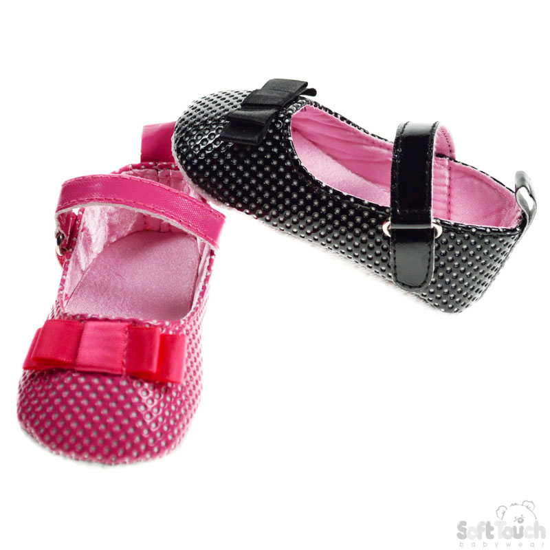 Shining Shoes W/Dots & Bow No. B1169
