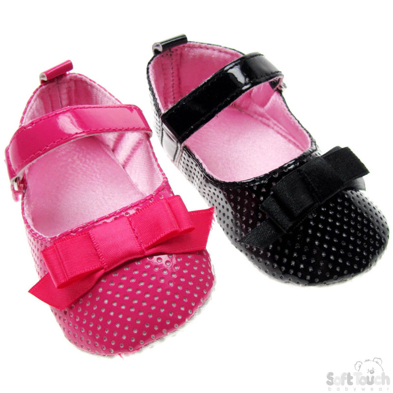 Shining Shoes W/Dots & Bow No. B1169