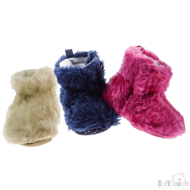 Hi Pile Plush Boots: B1209