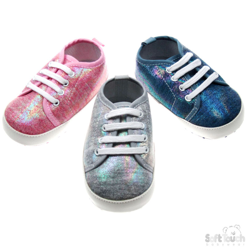 Shiny Trainers W/Lace No. B1241