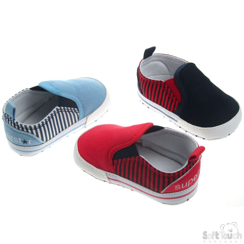 Slip On Shoes W/ Super Star Emb.No.B1251