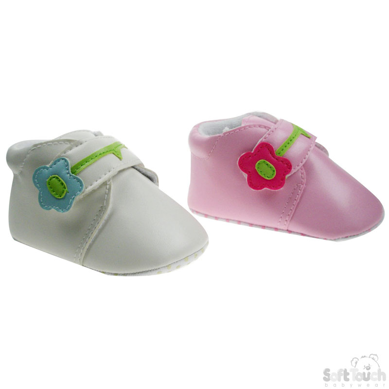 Girls PVC Shoes W/flower No.B1307