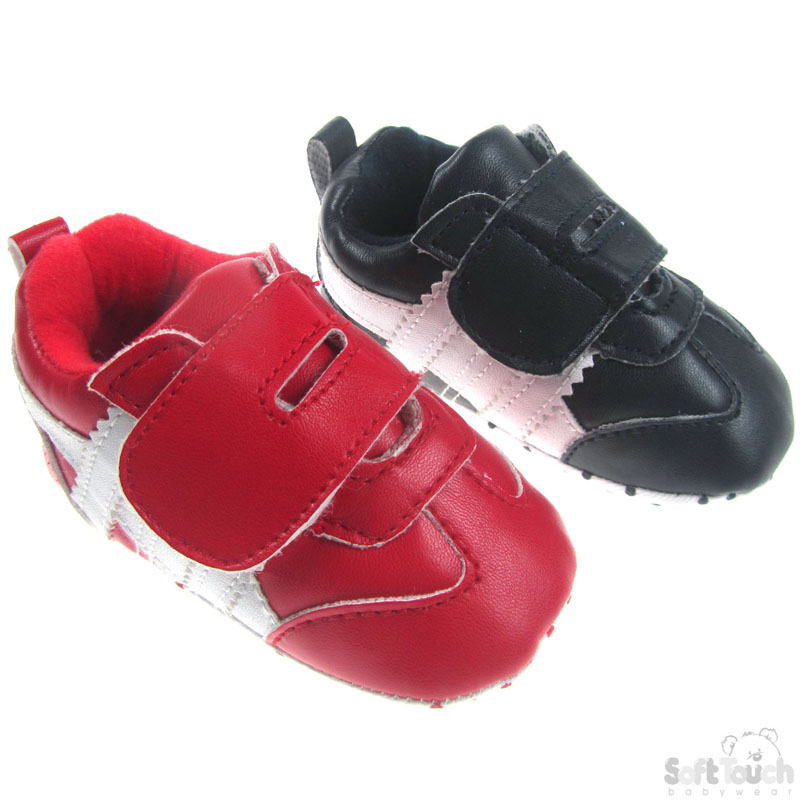 PU Shoes W/Velcro Fastner B1369