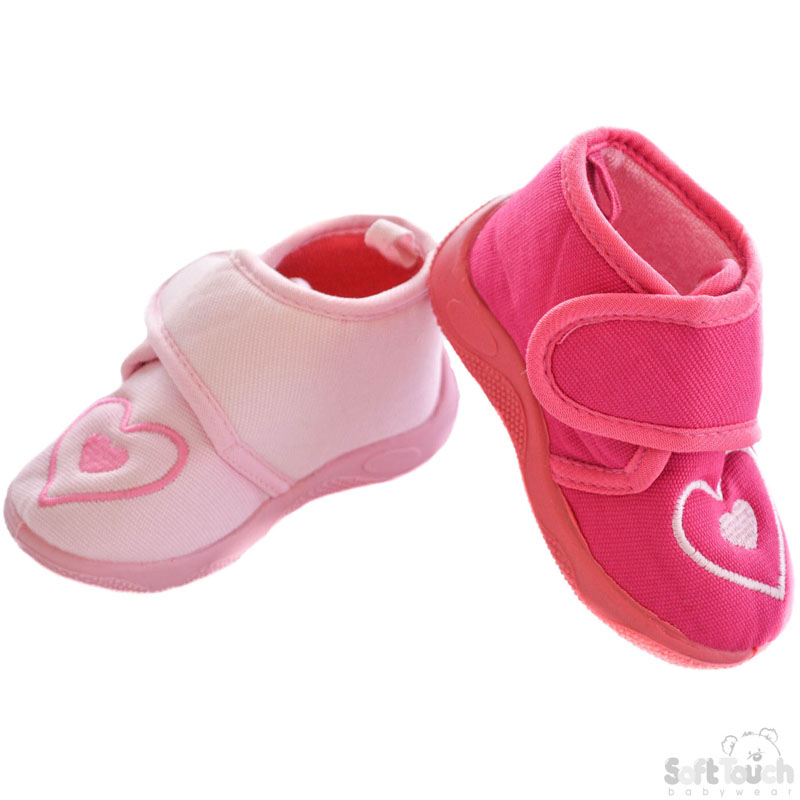 Hearts' Velour Shoes No. B1822