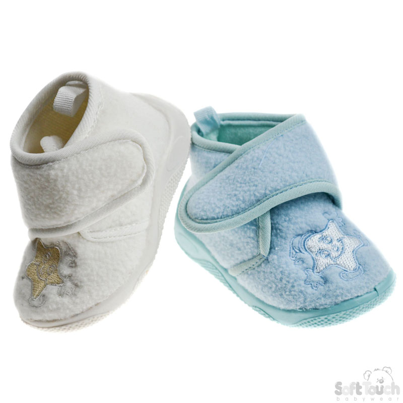 Brushed Cotton Shoes W/Star No. B1832
