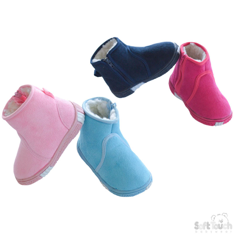 Suede Snow Boots: B1857