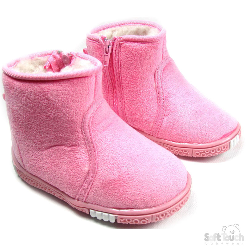 Suede Snow Boots: B1857