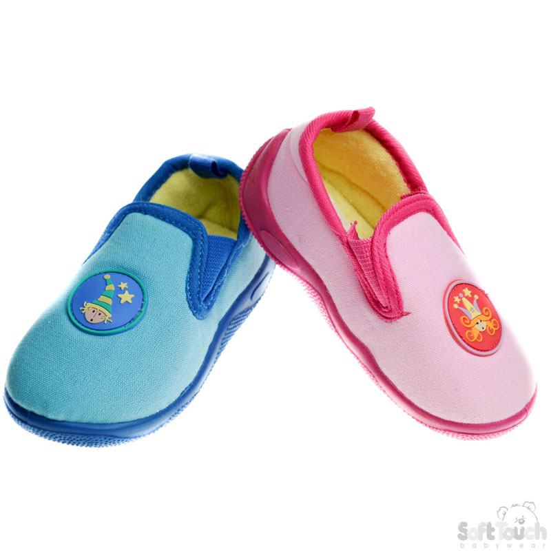 Brushed Cot Shoes/TPR Sole 'Wizard' B1862