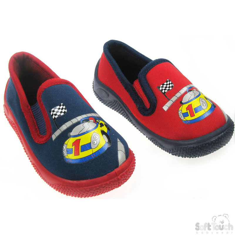 Cotton Shoes/TPR Sole 'Car' B1868