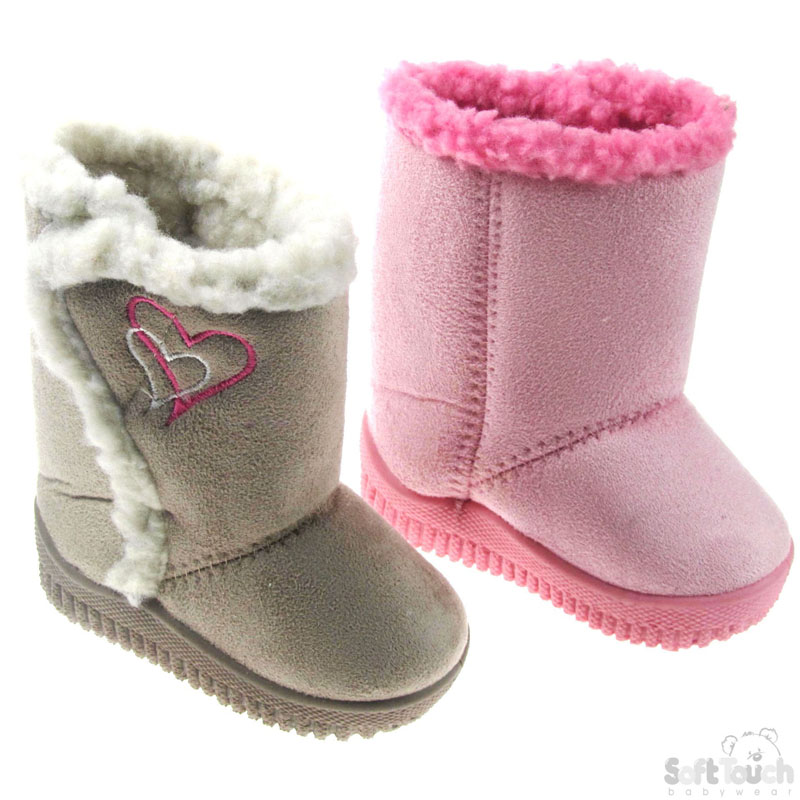 TPR Boots W/Heart Emb. B1894 (6prs)