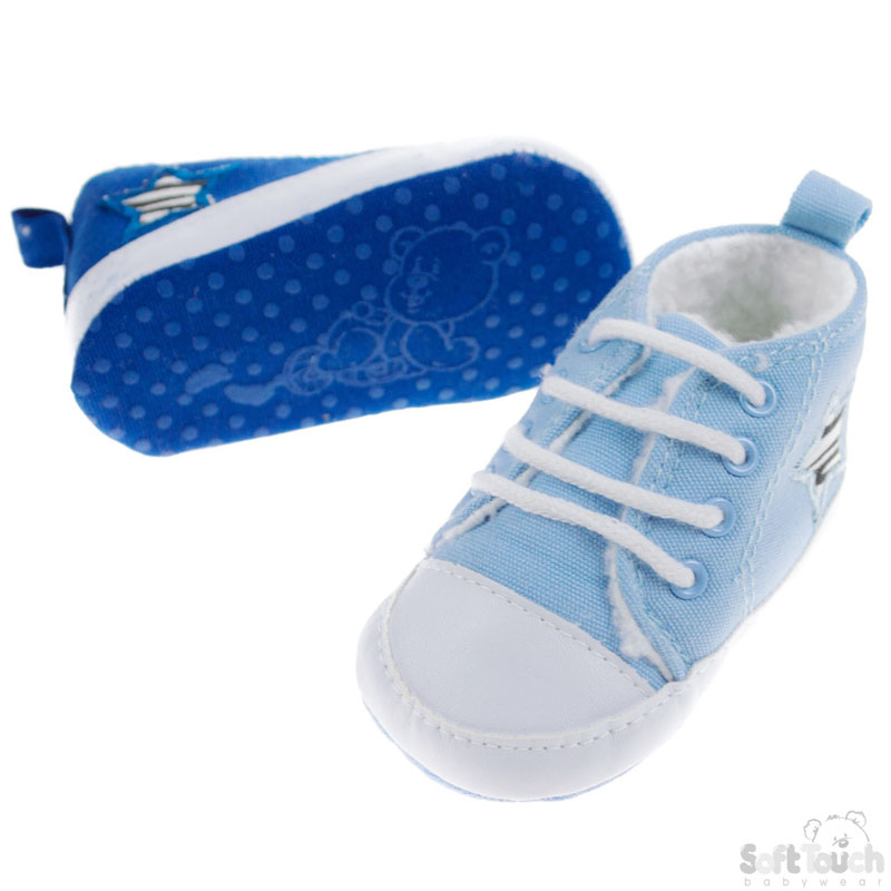 Boys Trainers W/Applique B2012