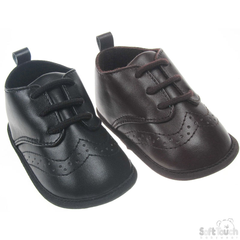 Plain PU Shoes W/Lace B2022
