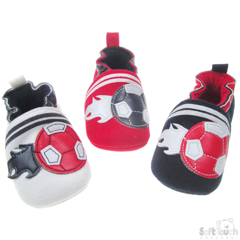 Suede Shoes W/Football Applique B2028