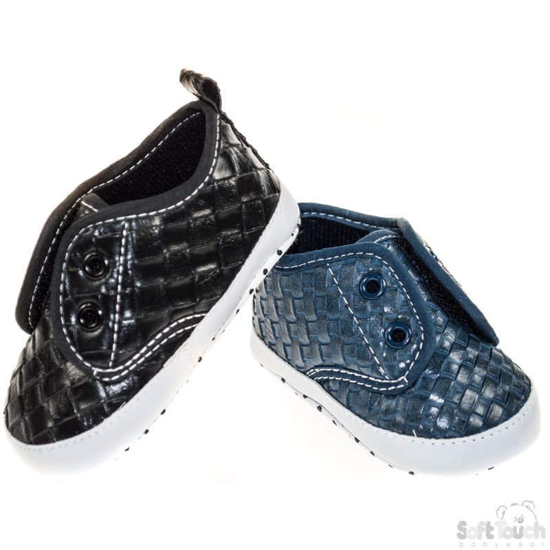 Boys PU Shoes W/Double Velcro No. B2064