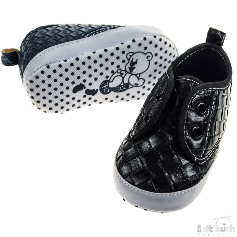 Boys PU Shoes W/Double Velcro No. B2064
