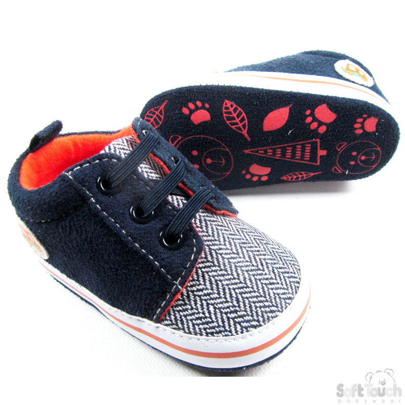 Boys Suede Trainers: B2084