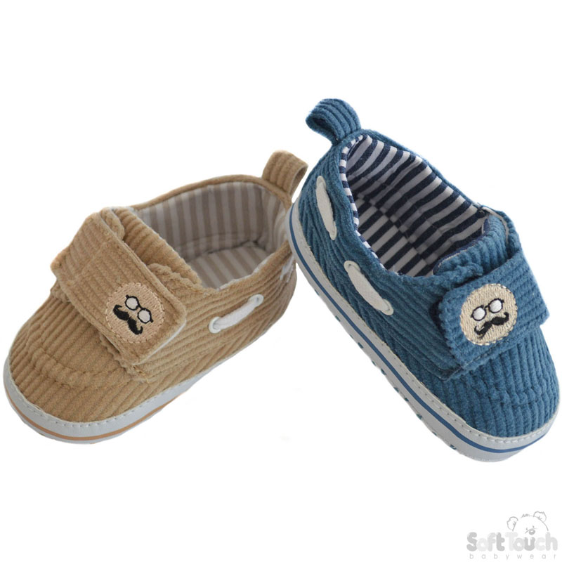 Boys Courdroy Shoes W/Patch No. B2096