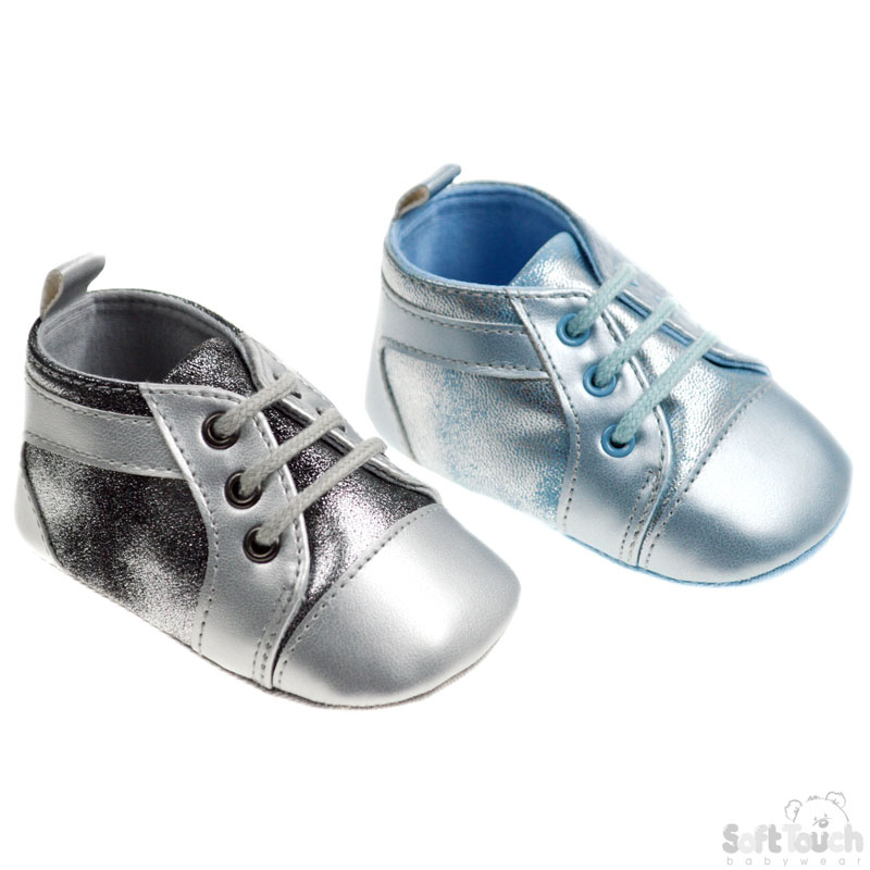 Iced Shiny PU Shoes W/Lace No. B2168