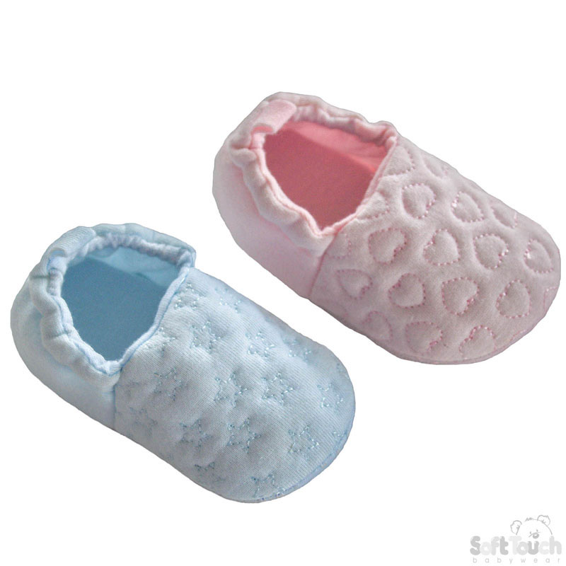 Embroidered Cotton Slip On Shoes B2242