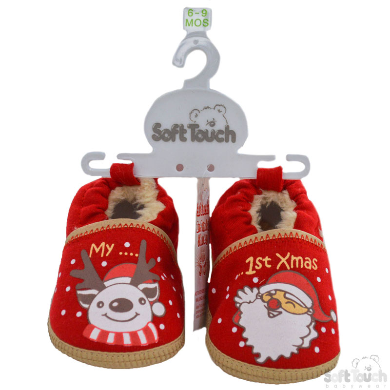 Reindeer & Santa Shoes No. B2246-X