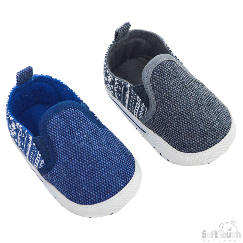 Aztec Print Slip On Shoes No. B2254
