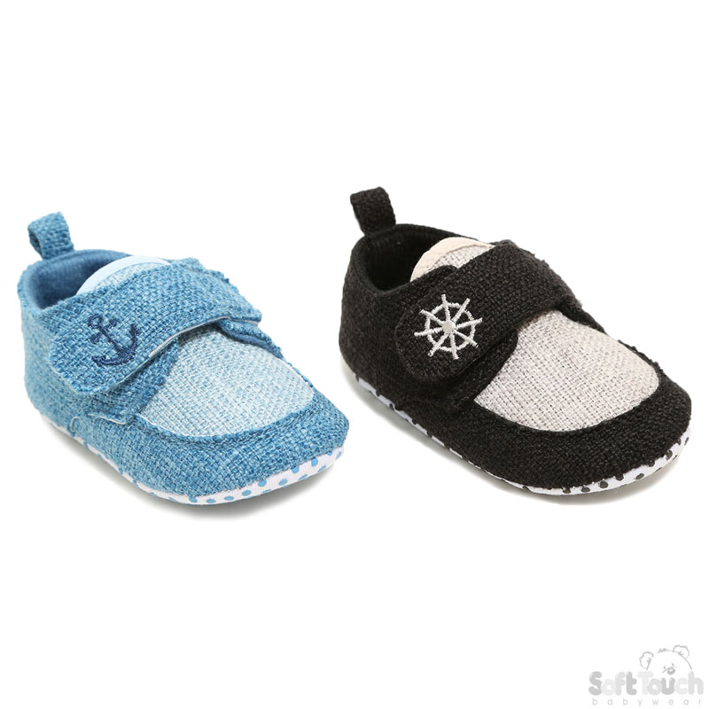 Boys Shoes W/Anchor Or Wheel Emb No. B2256
