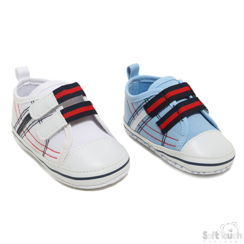 Boys Trainers W/Velcro Straps No. B2266