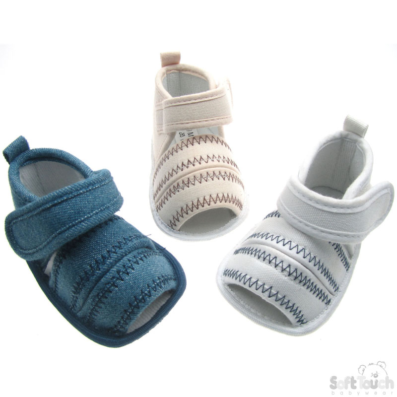Canvas & Denim Sandals No.B49