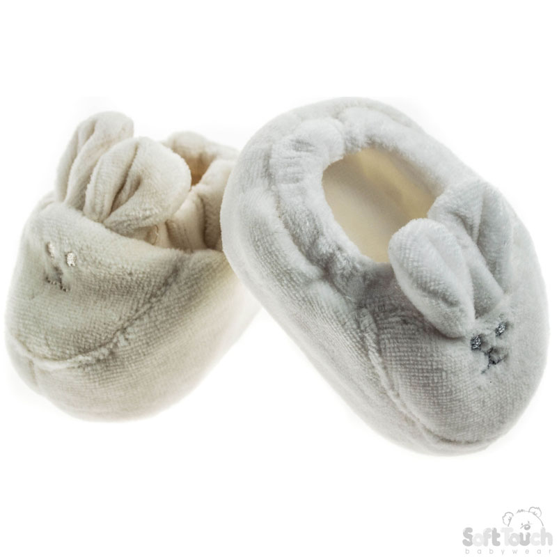 Velour Bootees W/Face No. B600