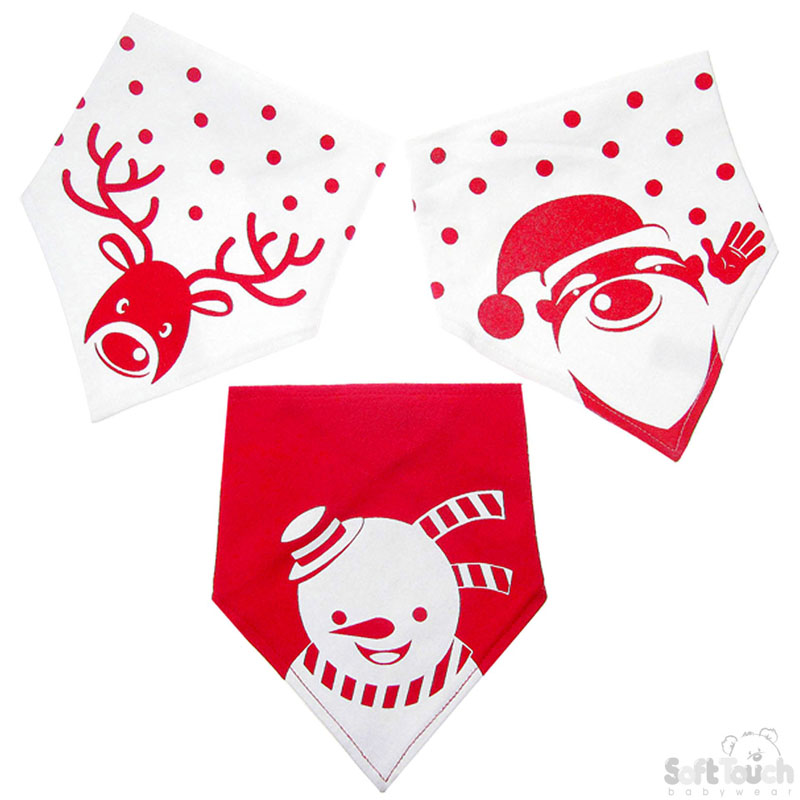 Xmas Printed Bandana Bib: BB552-X