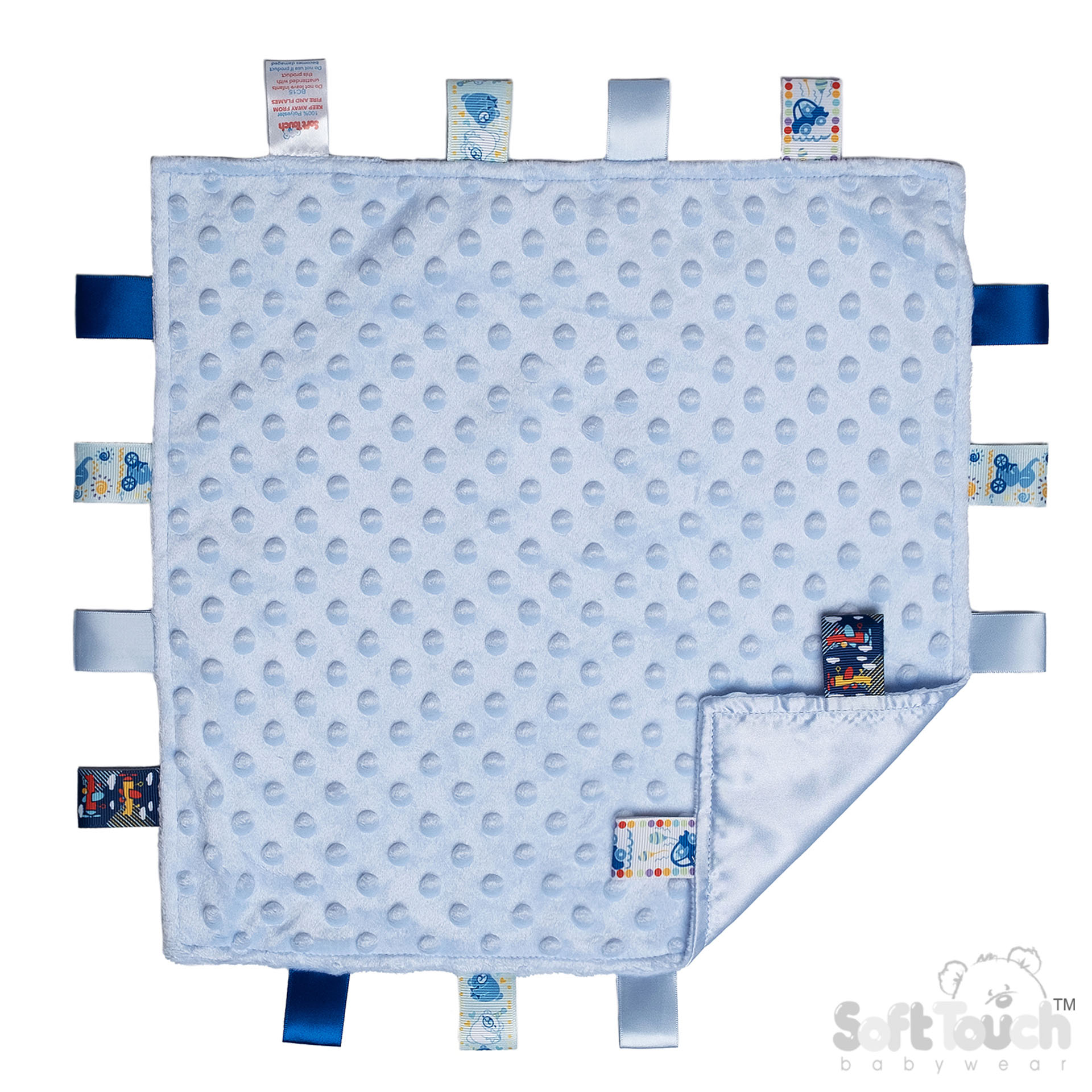 Blue Bubble Style Baby Comforter BC15-B