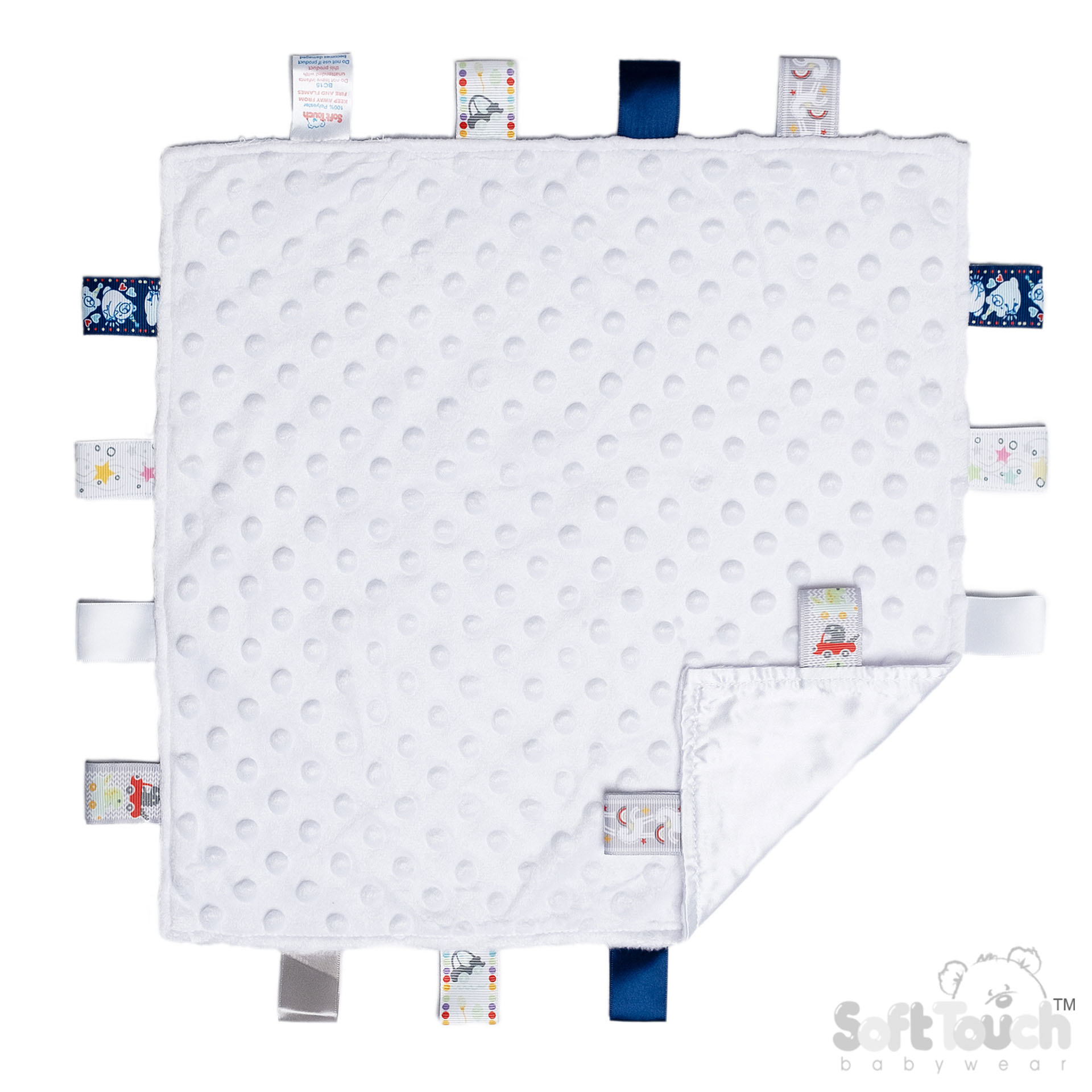 White Bubble Style Baby Comforter BC15-W