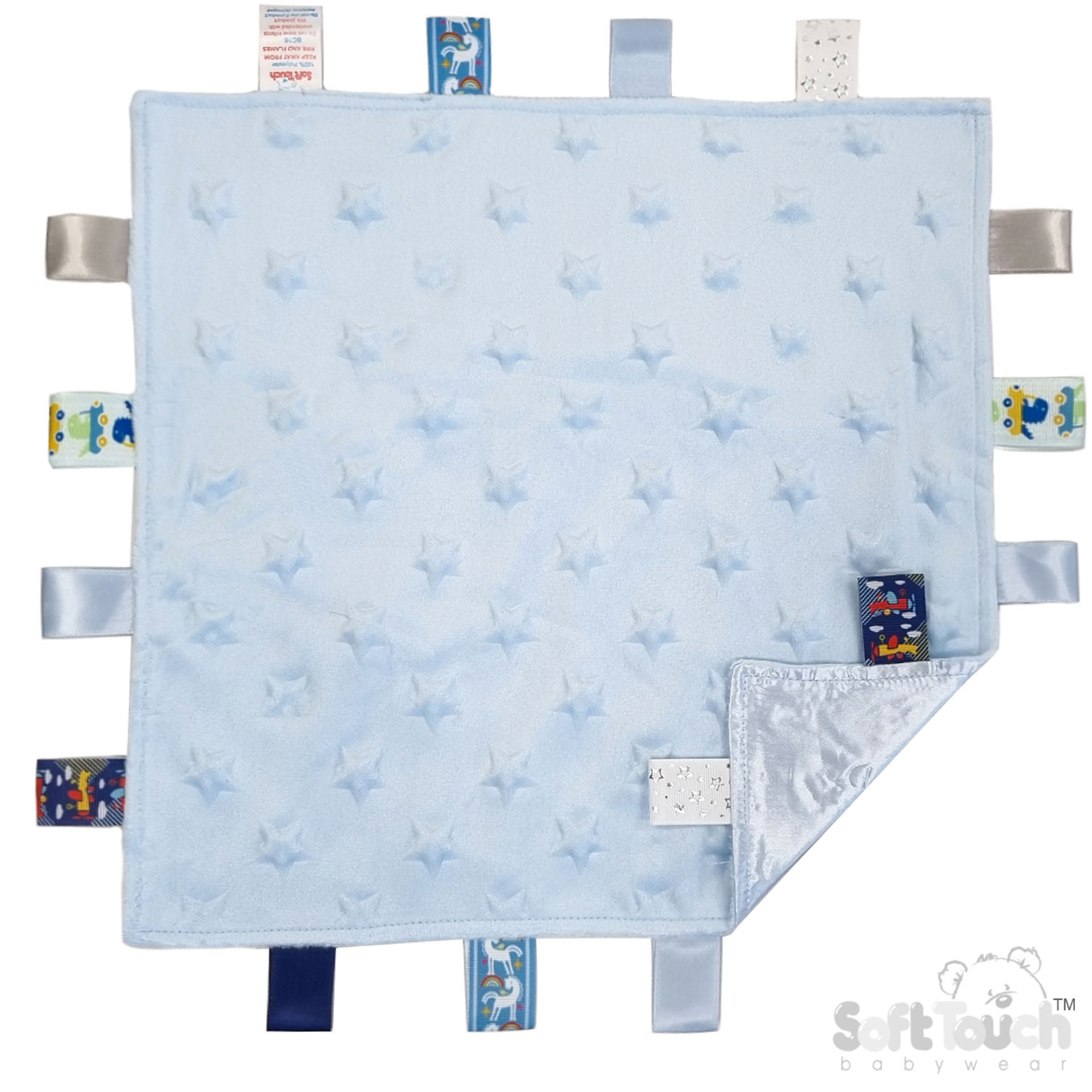 Blue Star Comforter W/Ribbons No. BC16-B