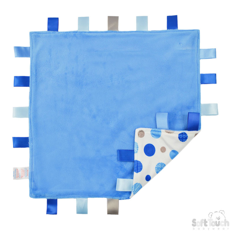 Elephant/Dots Printed Minky Comforter No. BC17-B