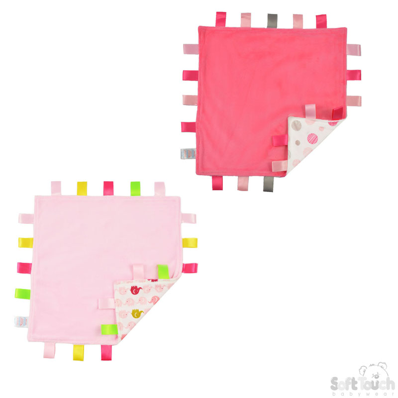 Elephant/Dots Printed Minky Comforter No. BC17-P