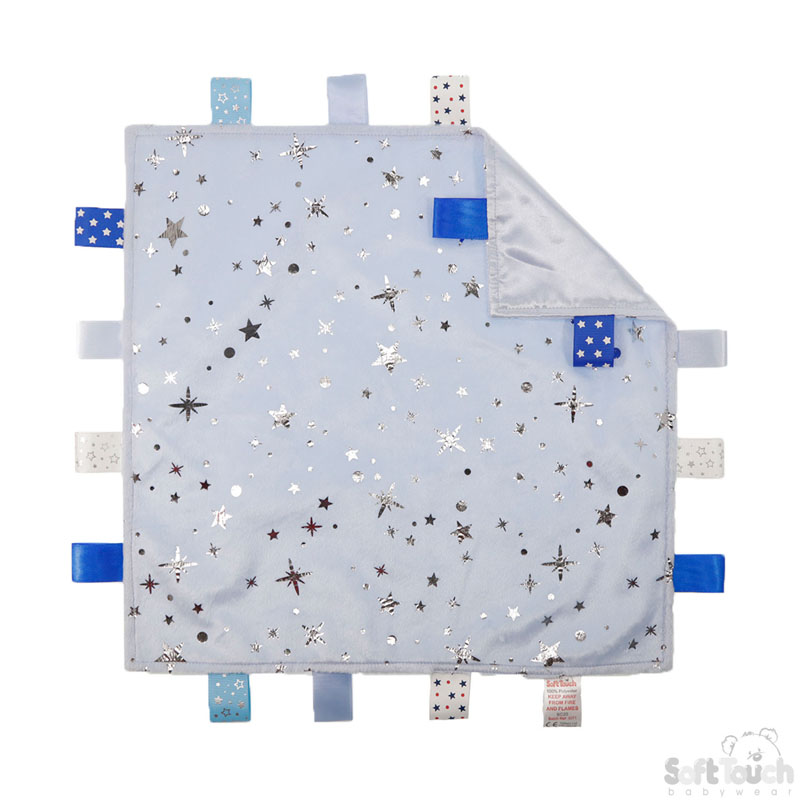 Blue W/Silver Moon & Stars Comforter No. BC20-B