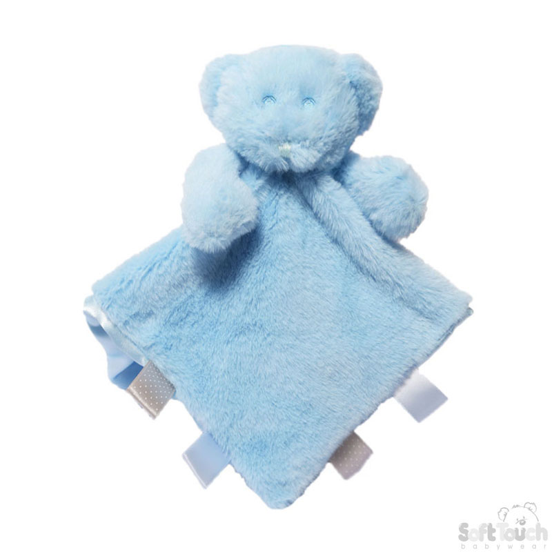 Plush P/B Bear Comforter W/Ribbons No. BC25-PB-20