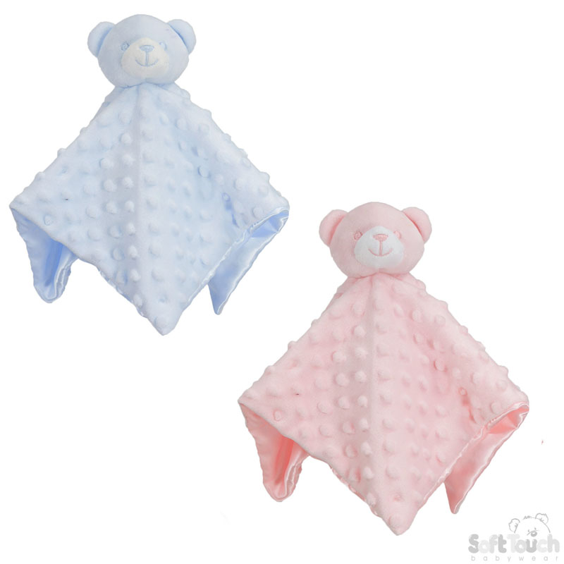 Pink & Blue Bubble Bear Comforter BC34-PB