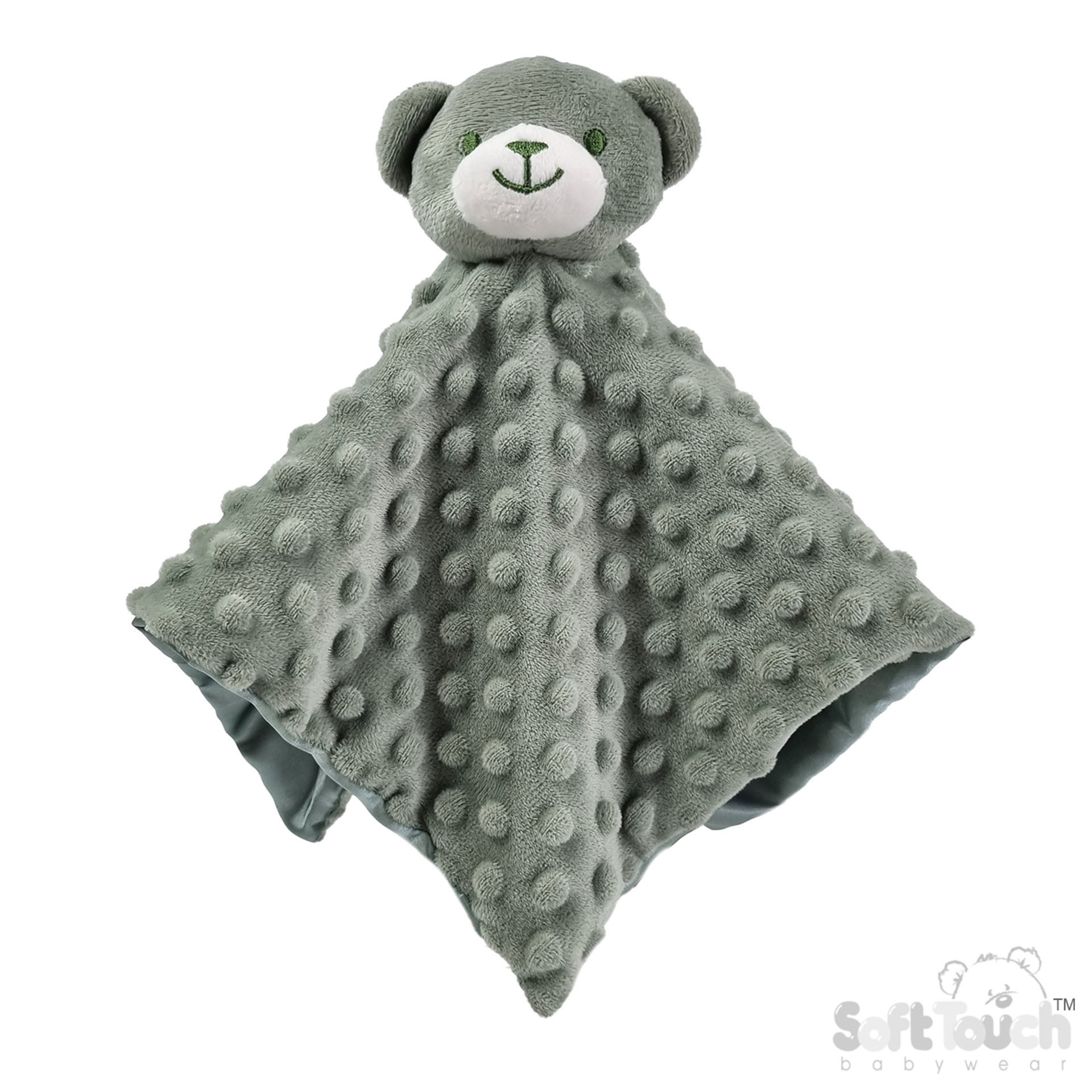 Sage Green Bubble Bear Comforter No. BC34-SG
