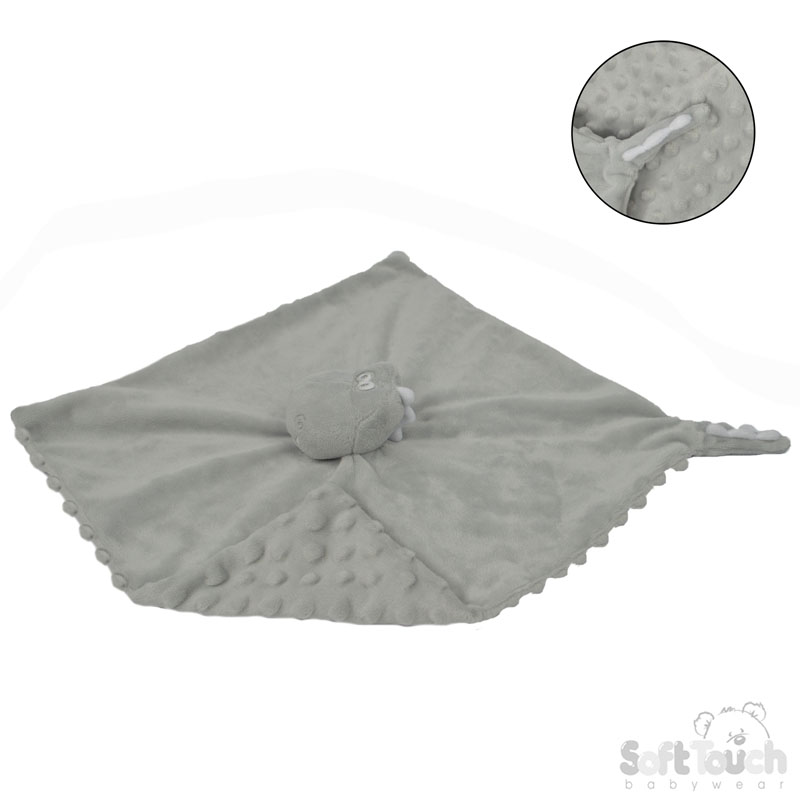 Grey Baby Dinosaur Comforter : BC54-G