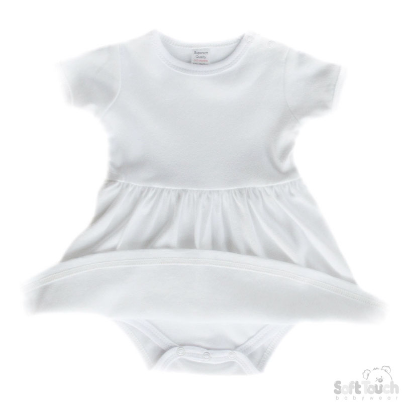 White Onesie Dress No. BD630-W