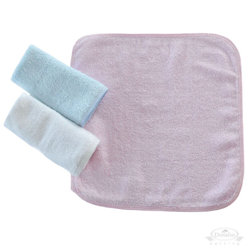 Pink/Blue/White Super Soft Face Cloth Bo. BF45