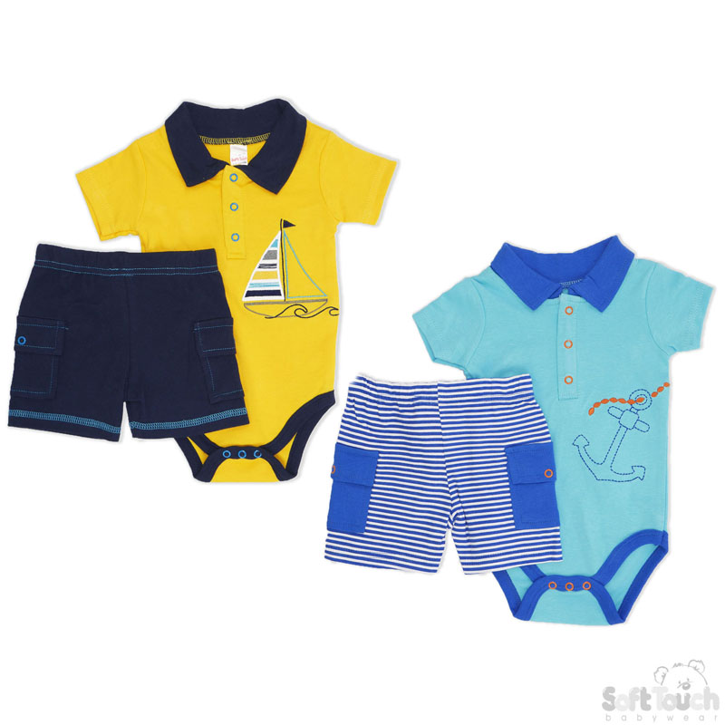 Boys Bodysuit & Shorts Set No. BG112
