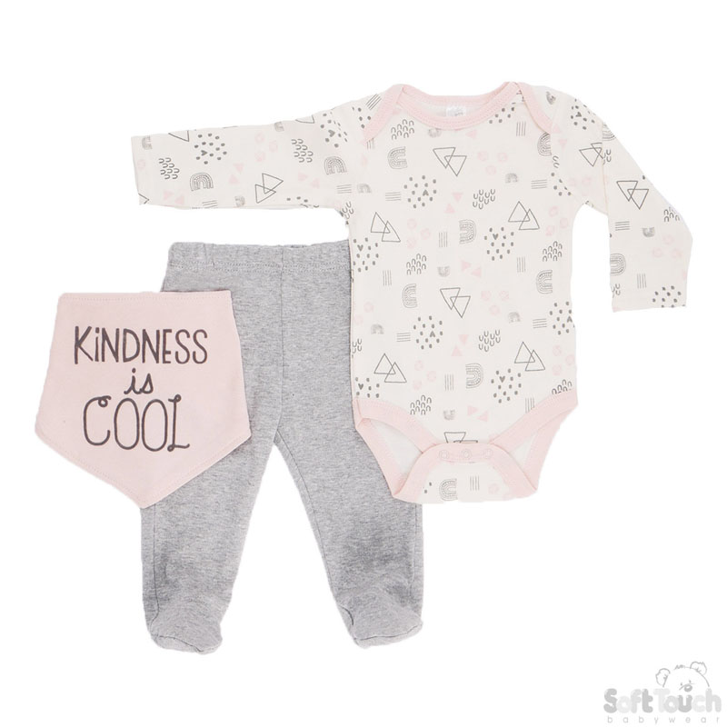 Girls 3 Piece Set : Kindness No. BG132-P