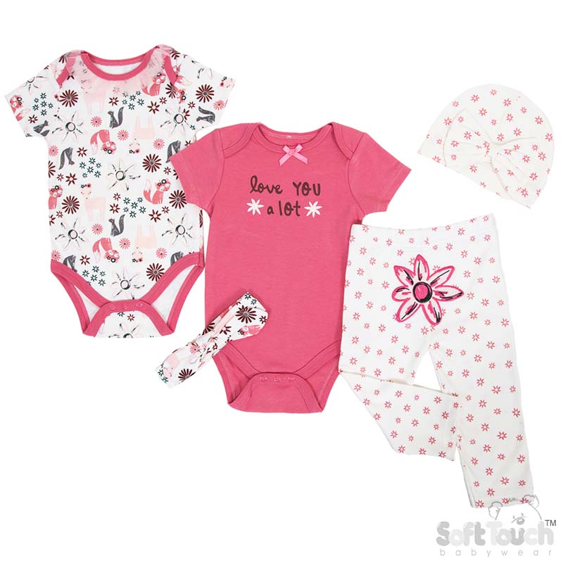 Girls 5 Piece Garment Set: BG300