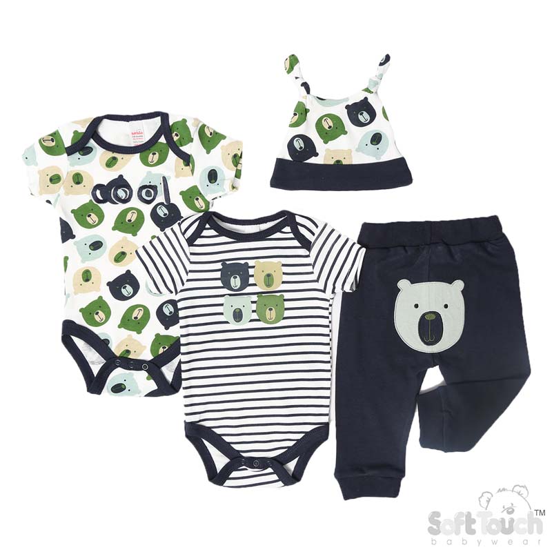 Boys 4 Piece Garment Set: BG301