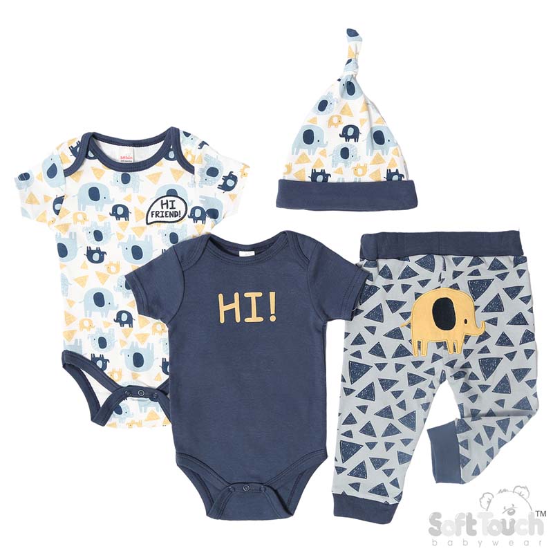 Boys 4 Piece Garment Set: BG302