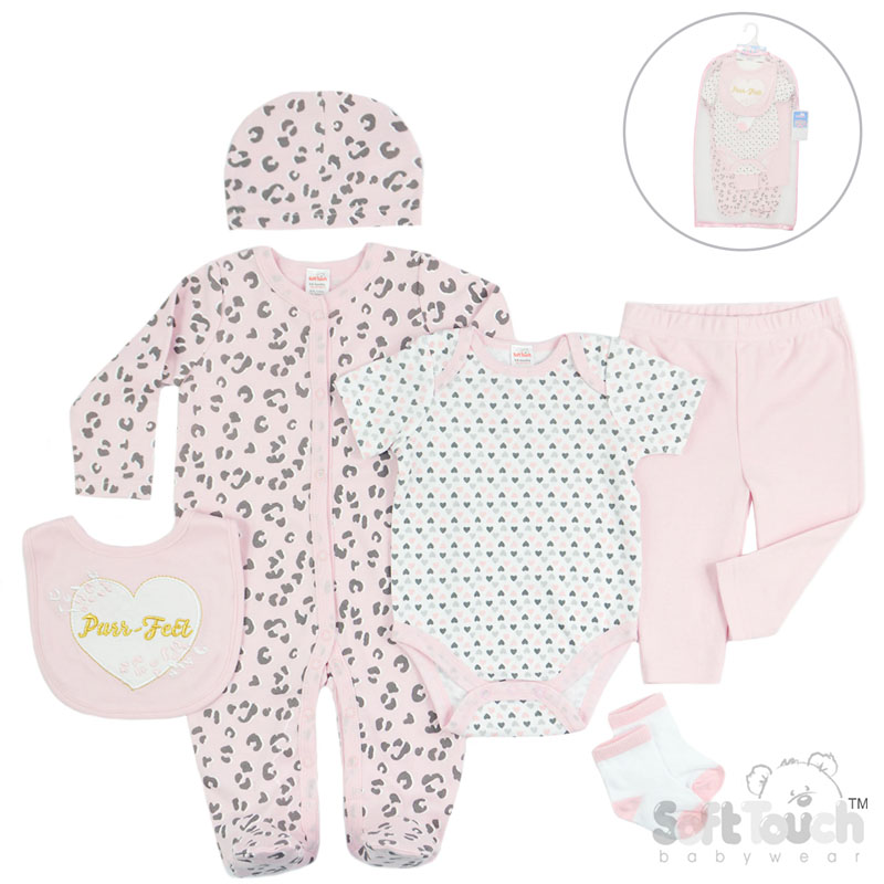 Girls 6 Piece Garment Gift Set: BG309